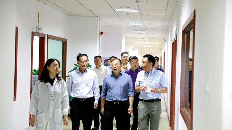 市委常委、市委組織部部長江波走訪炬神電子