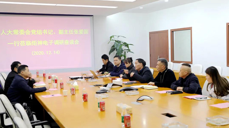 郴州市人大常委會黨組書記、副主任張愛國到炬神電子調(diào)研安全生產(chǎn)工作